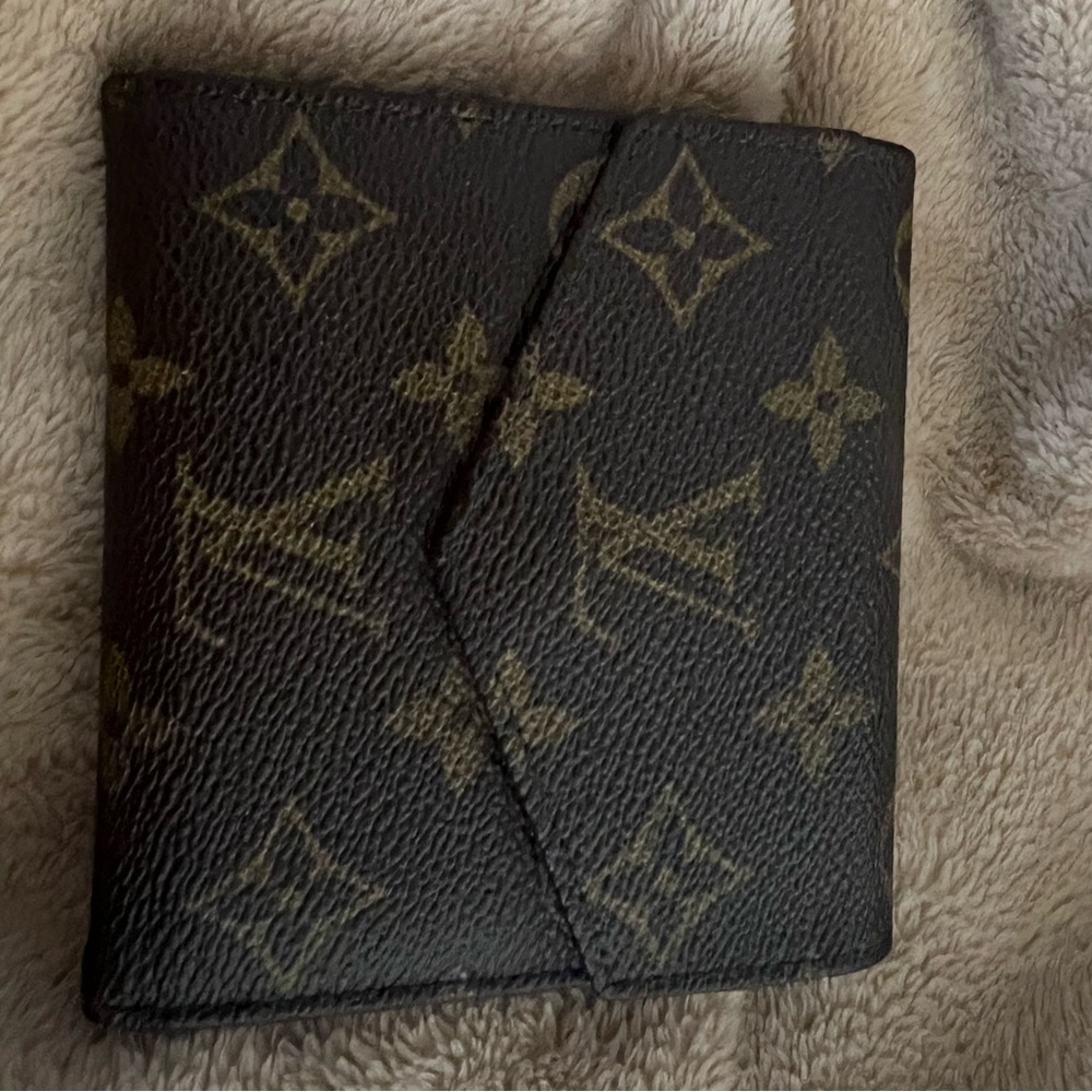 Louis Vuitton Black and Brown Wallet